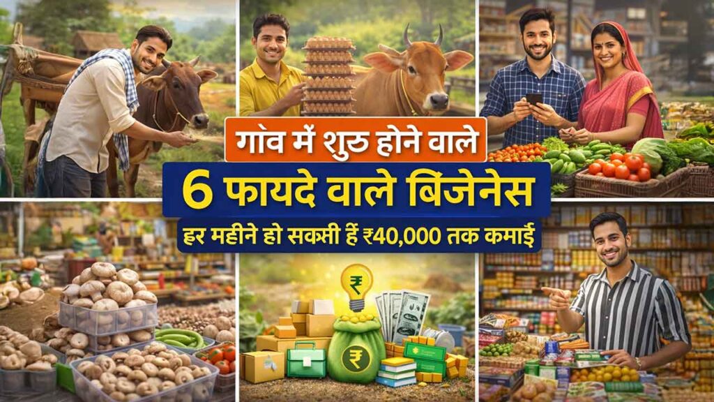 गांव में शुरू होने वाले 6 फायदे वाले बिजनेस, हर महीने हो सकती है ₹40,000 तक कमाई