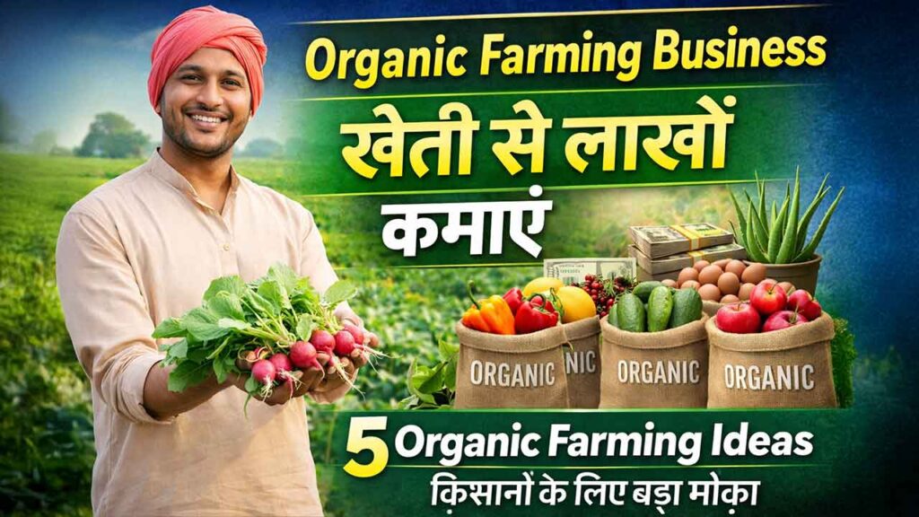 2026 में Organic Farming के 5 बिज़नेस आइडिया, खेती से होगी जबरदस्त कमाई