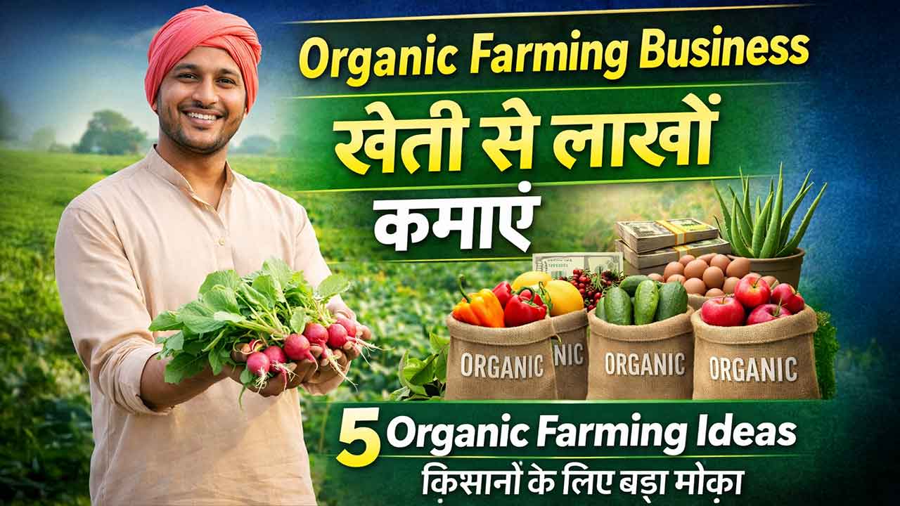 2026 में Organic Farming के 5 बिज़नेस आइडिया, खेती से होगी जबरदस्त कमाई