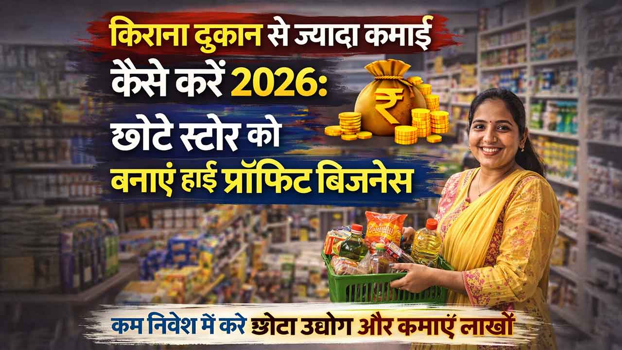 किराना दुकान से ज्यादा कमाई कैसे करें 2026: छोटे स्टोर को बनाएं हाई प्रॉफिट बिजनेस