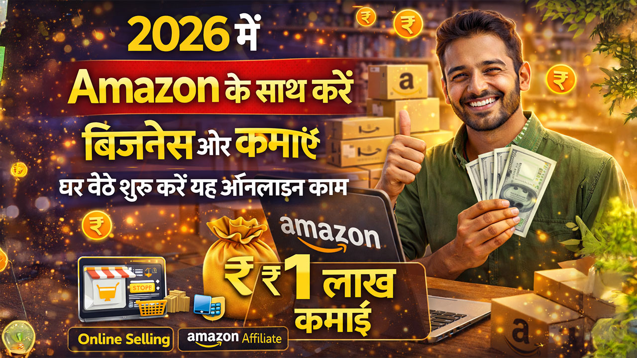 2026 में Amazon के साथ शुरू करें ऑनलाइन बिजनेस, घर बैठे करें लाखों की कमाई
